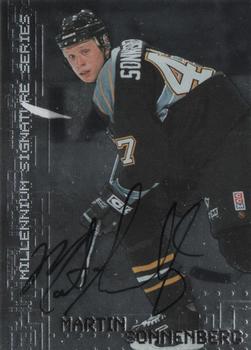1999-00 Be a Player Millennium Signature Series - Autographs #200 Martin Sonnenberg Front