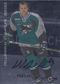 1999-00 Be a Player Millennium Signature Series - Autographs #212 Niklas Sundstrom Front