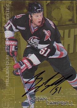 1999-00 Be a Player Millennium Signature Series - Autographs Gold #32 Brian Campbell Front