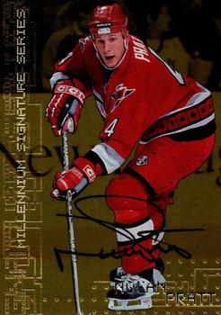 1999-00 Be a Player Millennium Signature Series - Autographs Gold #54 Nolan Pratt Front