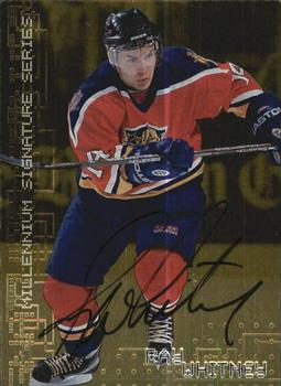 1999-00 Be a Player Millennium Signature Series - Autographs Gold #112 Ray Whitney Front