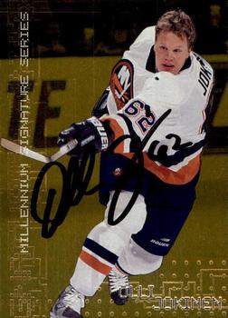 1999-00 Be a Player Millennium Signature Series - Autographs Gold #152 Olli Jokinen Front