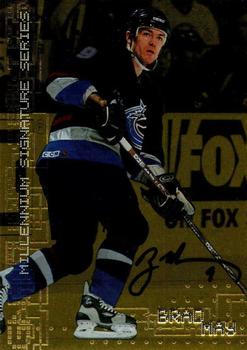 1999-00 Be a Player Millennium Signature Series - Autographs Gold #237 Brad May Front