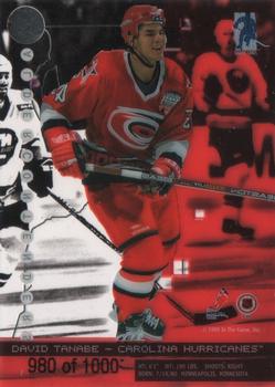 1999-00 Be a Player Millennium Signature Series - Calder Candidates Ruby #C-5 David Tanabe Back
