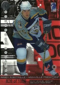 1999-00 Be a Player Millennium Signature Series - Calder Candidates Ruby #C-36 Randy Robitaille Back