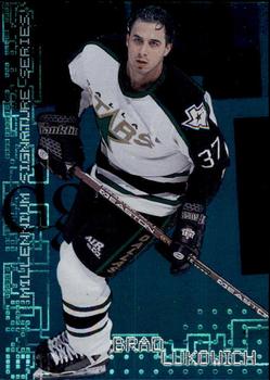1999-00 Be a Player Millennium Signature Series - Emerald #80 Brad Lukowich Front