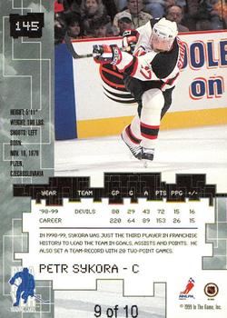 1999-00 Be a Player Millennium Signature Series - Emerald #145 Petr Sykora Back