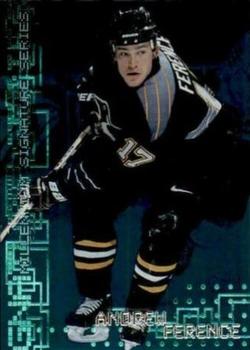 1999-00 Be a Player Millennium Signature Series - Emerald #196 Andrew Ference Front