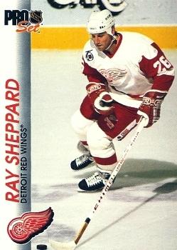 1992-93 Pro Set #47 Ray Sheppard Front
