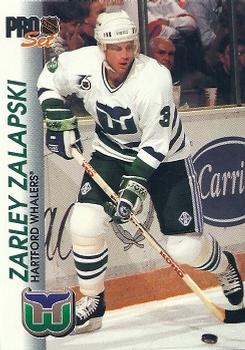 1992-93 Pro Set #59 Zarley Zalapski Front