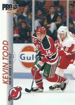 1992-93 Pro Set #94 Kevin Todd Front