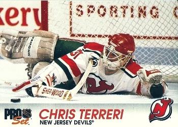 1992-93 Pro Set #97 Chris Terreri Front