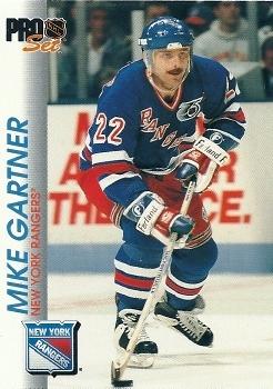 1992-93 Pro Set #113 Mike Gartner Front