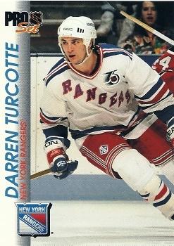 1992-93 Pro Set #114 Darren Turcotte Front