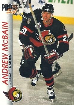 1992-93 Pro Set #120 Andrew McBain Front