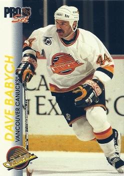 1992-93 Pro Set #200 Dave Babych Front