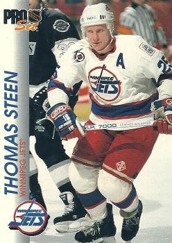 1992-93 Pro Set #217 Thomas Steen Front