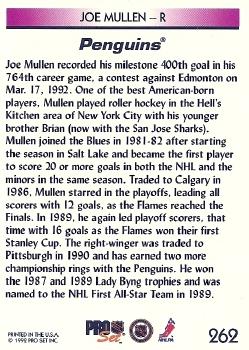 1992-93 Pro Set #262 Joe Mullen Back