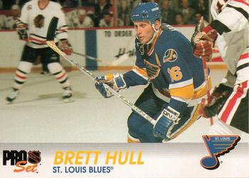 1992-93 Pro Set #156 Brett Hull Front