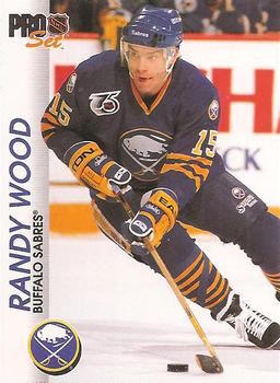 1992-93 Pro Set #20 Randy Wood Front