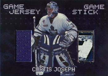 1999-00 Be a Player Millennium Signature Series - Jersey and Stick #JS-03 Curtis Joseph Front