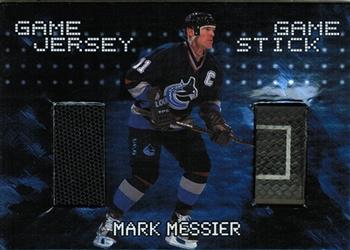 1999-00 Be a Player Millennium Signature Series - Jersey and Stick #JS-11 Mark Messier Front