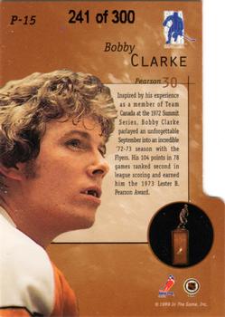 1999-00 Be a Player Millennium Signature Series - Pearson #P-15 Bobby Clarke Back
