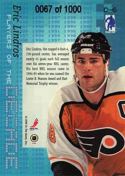 1999-00 Be a Player Millennium Signature Series - Players of the Decade Autographs #D-6 Eric Lindros Back