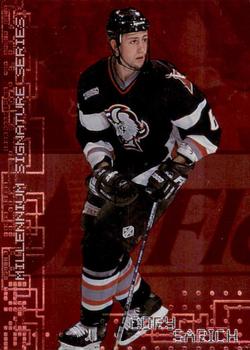 1999-00 Be a Player Millennium Signature Series - Ruby #37 Cory Sarich Front
