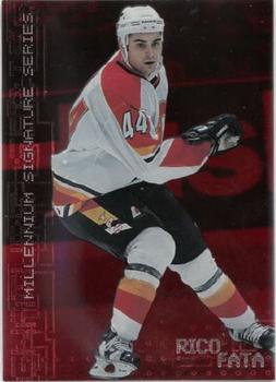 1999-00 Be a Player Millennium Signature Series - Ruby #46 Rico Fata Front