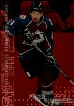 1999-00 Be a Player Millennium Signature Series - Ruby #65 Peter Forsberg Front