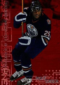 1999-00 Be a Player Millennium Signature Series - Ruby #102 Mike Grier Front