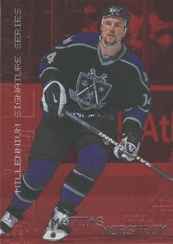 1999-00 Be a Player Millennium Signature Series - Ruby #127 Mattias Norstrom Front