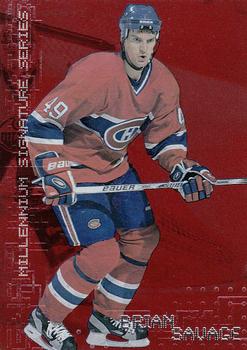 1999-00 Be a Player Millennium Signature Series - Ruby #133 Brian Savage Front
