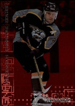 1999-00 Be a Player Millennium Signature Series - Ruby #137 Cliff Ronning Front