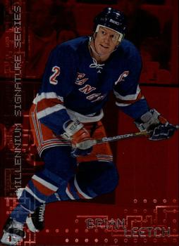 1999-00 Be a Player Millennium Signature Series - Ruby #159 Brian Leetch Front