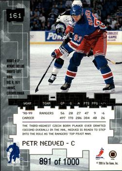 1999-00 Be a Player Millennium Signature Series - Ruby #161 Petr Nedved Back