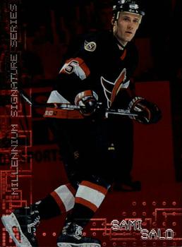 1999-00 Be a Player Millennium Signature Series - Ruby #174 Sami Salo Front