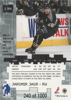 1999-00 Be a Player Millennium Signature Series - Ruby #194 Jaromir Jagr Back