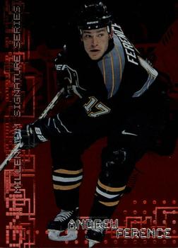 1999-00 Be a Player Millennium Signature Series - Ruby #196 Andrew Ference Front