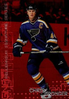 1999-00 Be a Player Millennium Signature Series - Ruby #202 Chris Pronger Front