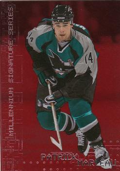 1999-00 Be a Player Millennium Signature Series - Ruby #210 Patrick Marleau Front