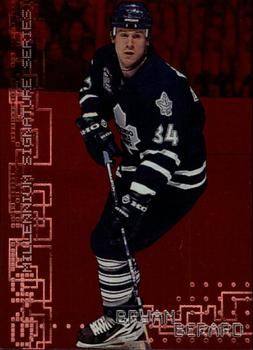 1999-00 Be a Player Millennium Signature Series - Ruby #229 Bryan Berard Front