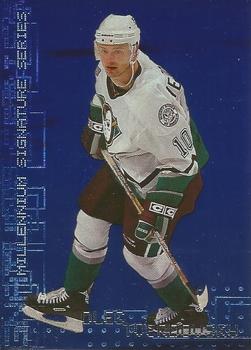 1999-00 Be a Player Millennium Signature Series - Sapphire #3 Oleg Tverdovsky Front