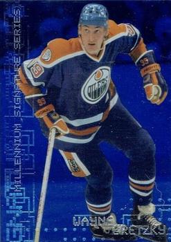 1999-00 Be a Player Millennium Signature Series - Sapphire #99 Wayne Gretzky Front