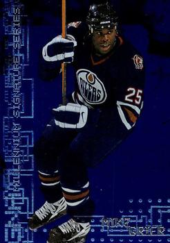 1999-00 Be a Player Millennium Signature Series - Sapphire #102 Mike Grier Front
