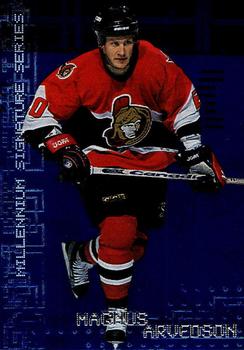 1999-00 Be a Player Millennium Signature Series - Sapphire #171 Magnus Arvedson Front