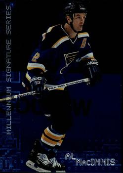 1999-00 Be a Player Millennium Signature Series - Sapphire #203 Al MacInnis Front