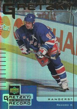 1999-00 Upper Deck McDonald's Wayne Gretzky Performance for the Record #6 Wayne Gretzky Front