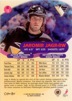 1999-00 O-Pee-Chee - All-Topps #AT13 Jaromir Jagr Back